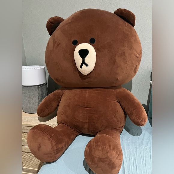 43 in Line Friends Brown Teddy Bear 🧸 - Picture 3 of 4